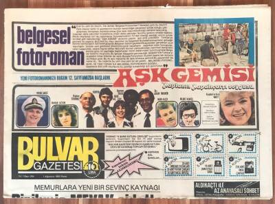 Bulvar Gazetesi 1 Ağustos 1982 GZ1786 - 2