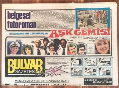 Bulvar Gazetesi 1 Ağustos 1982 GZ1786 - 1