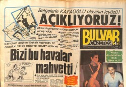 Bulvar Gazetesi 1 Ağustos 1984 - Alo Deterjan Reklamı - Diana Belini Doğrultamıyor GZ159398 - 1