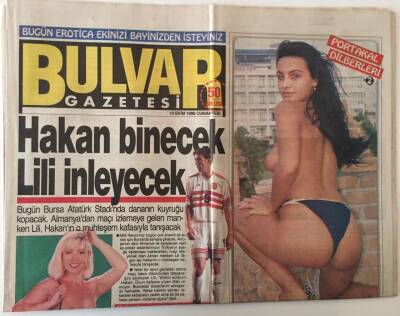 Bulvar Gazetesi 10 Ekim 1998 - Oryantal Efsanenin Hayatı Roman Oldu GZ28595 - 1