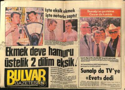 Bulvar Gazetesi 10 Eylül 1983 - 20 Bin Öğrenci Yurtsuz Kalacak GZ60691 - 2