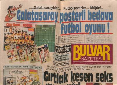 Bulvar Gazetesi 10 Haziran 1988 - Romeo , Jülieti Hastanelik Etti GZ81493 - 1