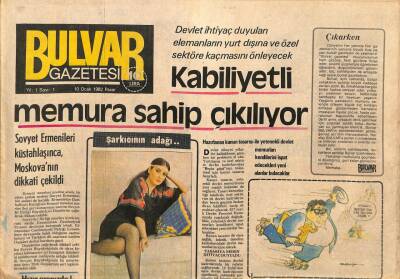 Bulvar Gazetesi 10 Ocak 1982 - Avrupa Piyasasında İki de Türk Sigarası Var GZ114074 - 1
