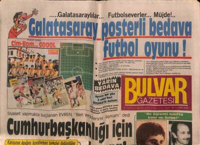 Bulvar Gazetesi 12 Haziran 1988 - Charlieye 4 Yeni Melek GZ81490 - 1