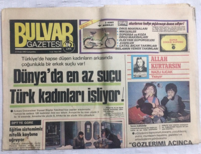 Bulvar Gazetesi 12 Ocak 1983 - Coşkun Sabah 1983ü Beste Yılı İlan Etti - GZ17632 - 2