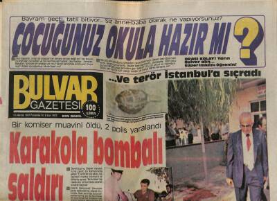 Bulvar Gazetesi 13 Ağustos 1987 - Rambonun Karısı Conana Kaçtı ! GZ70270 - 2