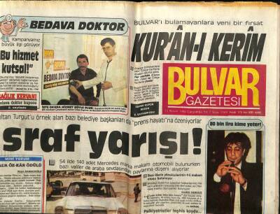 Bulvar Gazetesi 13 Nisan 1988 - Gorbaçovun Yeğeni İstanbulda Yaşıyor GZ60995 - 1