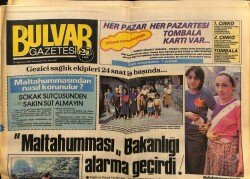 Bulvar Gazetesi 15 Ağustos 1983 - Müjde Ar Nişanlıma Selam Sinemaya Devam GZ62611 - 1