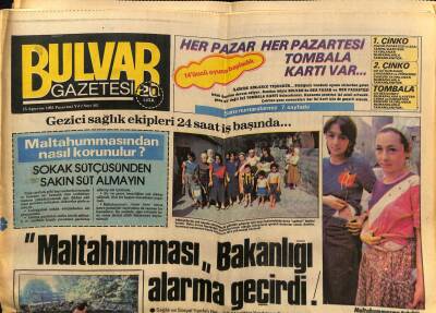 Bulvar Gazetesi 15 Ağustos 1983 - Müjde Ar Nişanlıma Selam Sinemaya Devam GZ62611 - 1