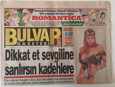 Bulvar Gazetesi 15 Şubat 1998 - Oryantal Pervin İş Kadını Olacak GZ26750 - 1