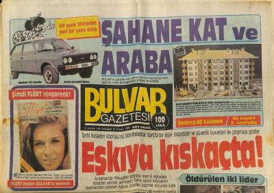Bulvar Gazetesi 15 Temmuz 1987 - Amerikada North Fırtınası GZ62001 - 1