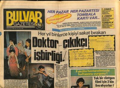 Bulvar Gazetesi 16 Ağustos 1983 - Başbakan Ulusu , MDPde... GZ62608 - 2