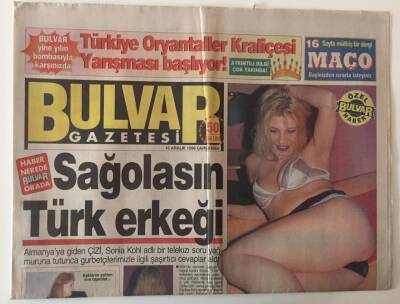 Bulvar Gazetesi 16 Aralık 1998 - Hülya Avşar Ceep Sever GZ26708 - 1