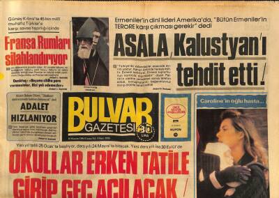 Bulvar Gazetesi 16 Kasım 1984 - Irakta Darbe Girişimi GZ77094 - 1