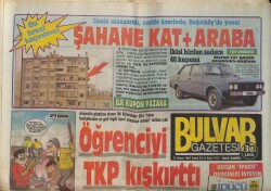 Bulvar Gazetesi 17 Nisan 1987 - Ajda Pekkan'dan Gençlere Samimi İtiraflar GZ159267 - Gökçekoleksiyon
