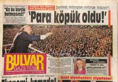 Bulvar Gazetesi 17 Nisan 1988 - Mossad Ebu Cihadı Öldürdü GZ89034 - 1