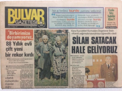Bulvar Gazetesi 17 Ocak 1982 - Silah Satacak Hale Geliyoruz GZ27434 - 1