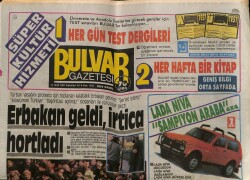 Bulvar Gazetesi 17 Ocak 1987 - Ahu Tuğba Ortalığı Dağıttı GZ62580 - 1