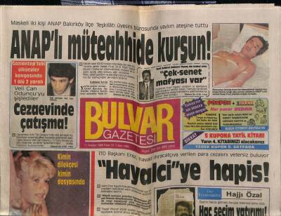 Bulvar Gazetesi 17 Temmuz 1988 - Seda Sayan Şarkılarıyla Büyüledi GZ61374 - 1