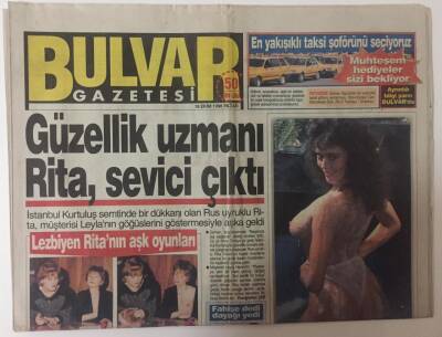 Bulvar Gazetesi 18 Ekim 1998 - Demet Şener Doymuyor Anne Nasihatı Arkadaş Uyarısı Nafile GZ26853 - 1