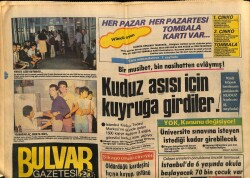 Bulvar Gazetesi 19 Ağustos 1983 - Kuduz Aşısı İçin Kuyruğa Girdiler GZ62607 - 1