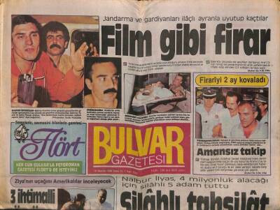Bulvar Gazetesi 19 Ağustos 1988 - Bir Türk Gemisi Kayıp GZ83348 - 1