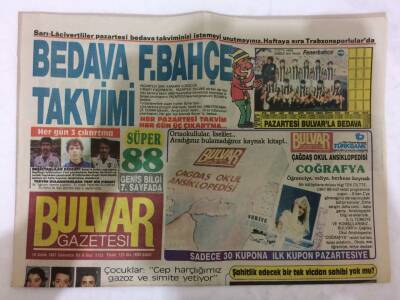 Bulvar Gazetesi 19 Aralık 1987 - Ayşe Mine Alt Değil Assolist Olmak İstiyor GZ73227 - 1
