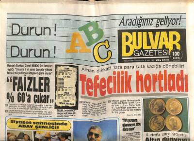 Bulvar Gazetesi 19 Eylül 1987 - Sibel Can Fotoğrafı Gördü Evlenmekten Vazgeçti GZ70248 - 2