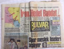 Bulvar Gazetesi 19 Şubat 1986 - İran Hedef Bağdat,Oya Aydoğanın Günlük Nafakası - GZ17640 - 2