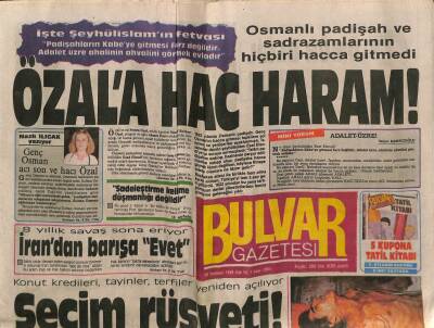 Bulvar Gazetesi 19 Temmuz 1988 - Gandilerin İstanbul Turu GZ62065 - 1