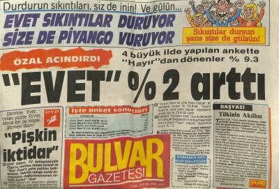 Bulvar Gazetesi 20 Eylül 1988 - Tatlıses DGMde GZ60996 - 2