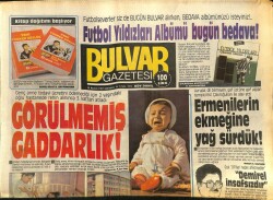 Bulvar Gazetesi 20 Haziran 1987 - Ermenilerin Ekmeğine Yağ Sürdük! GZ62010 - 2
