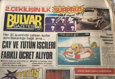 Bulvar Gazetesi 20 Mart 1982-Rita Hayworth Ölmek Üzere GZ45540 - 2