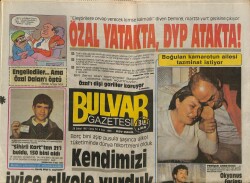 Bulvar Gazetesi 20 Şubat 1987 - Türkücü Emrah Kız Alıkoymaktan İfade Verdi GZ76459 - 1