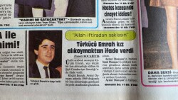 Bulvar Gazetesi 20 Şubat 1987 - Türkücü Emrah Kız Alıkoymaktan İfade Verdi GZ76459 - 2