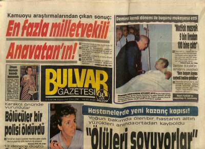 Bulvar Gazetesi 22 Eylül 1986 - Türkan Şorayda Yenilikler Var GZ62539 - 2