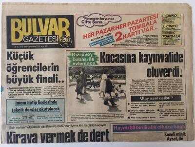 Bulvar Gazetesi 22 Haziran 1983 - Kiraya Vermek de Dert Kiracı Olmak da GZ26513 - 1