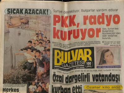 Bulvar Gazetesi 22 Temmuz 1987 - Özal Dargelirli Vatandaşı Kurban Etti GZ70273 - 1