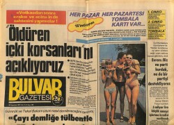 Bulvar Gazetesi 23 Ağustos 1983 - Komatsu - Sabancı Evliliği Ortalığı Kızıştırdı GZ62603 - 2
