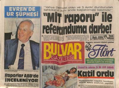 Bulvar Gazetesi 23 Ağustos 1988 - Evrende Ur Şüphesi GZ60998 - 2