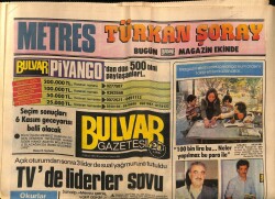 Bulvar Gazetesi 23 Ekim 1983 - Evren , Doğduğu Evi Bulamadı... GZ72123 - 2