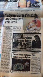 Bulvar Gazetesi 23 Eylül 1983 - Ahu Tuğba , Gönül Yazar'ın Kanatları Altına Girdi ! - Yıldırım Gürses'in Sözleri Arabeskçileri Çok Üzdü ! GZ159203 - 2