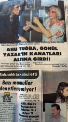 Bulvar Gazetesi 23 Eylül 1983 - Ahu Tuğba , Gönül Yazar'ın Kanatları Altına Girdi ! - Yıldırım Gürses'in Sözleri Arabeskçileri Çok Üzdü ! GZ159203 - 3