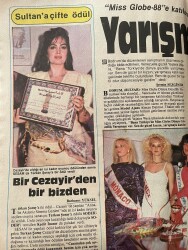 Bulvar Gazetesi 23 Haziran 1988 - Tanju, Avrupa'nın Yeni Kralı - Esra Sümer Milli Manken - Türkan Şoray Sultana Çifte Ödül GZ149377 - 2
