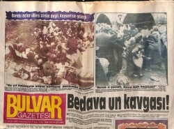 Bulvar Gazetesi 23 Nisan 1988 - Burası Açlar Ülkesi Afrika Değil , Kayserinin Göbeği GZ70233 - 1
