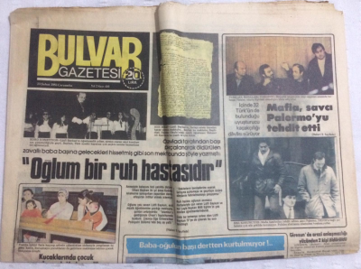 Bulvar Gazetesi 23 Şubat 1983 - Küçük Delonda Çapkın Ve Asi Çıktı - GZ17624 - 2