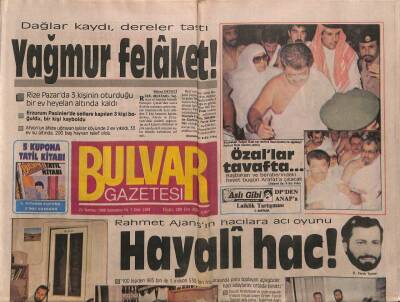 Bulvar Gazetesi 23 Temmuz 1988 - Bülent Ersoy Bursayı Fethetti GZ89021 - 1