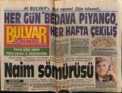 Bulvar Gazetesi 24 Eylül 1988 - Naim Süleymanoğlu Sömürüsü GZ61379 - 2