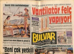 Bulvar Gazetesi 24 Temmuz 1987 - Sezen Aksu Ben Göbeği Sarkmış Bir Kadınım ! GZ70274 - 1