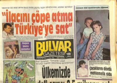 Bulvar Gazetesi 26 Haziran 1987 - SHPde Sağ Sol Karıştı GZ62007 - 1